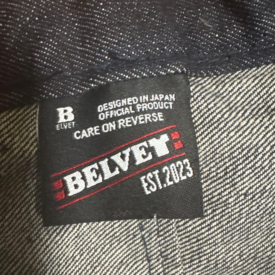 BELVET リジットデニム パンツ L