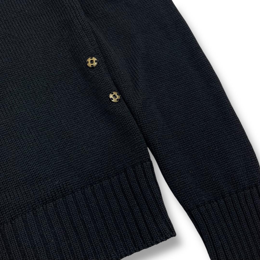 DOLCE&GABBANA リバースブル ドライバーズニット 黒 ドルガバ