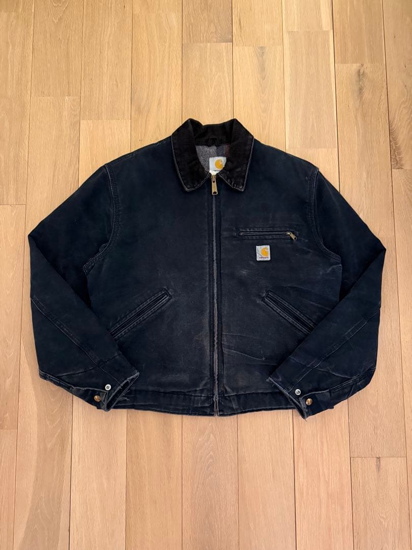 カーハート デトロイトジャケット J01 BLK 40 メキシコ製 ブラック