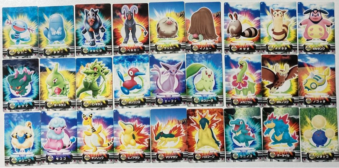 ポケモンずかんカード　金銀