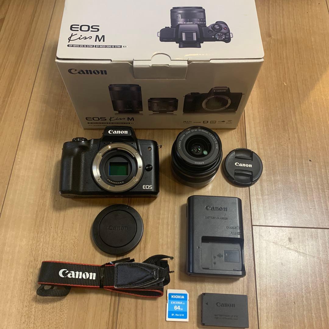 デジタルカメラ Canon EOS kiss M/EF-M 15-45mm 1:3.5-6.3