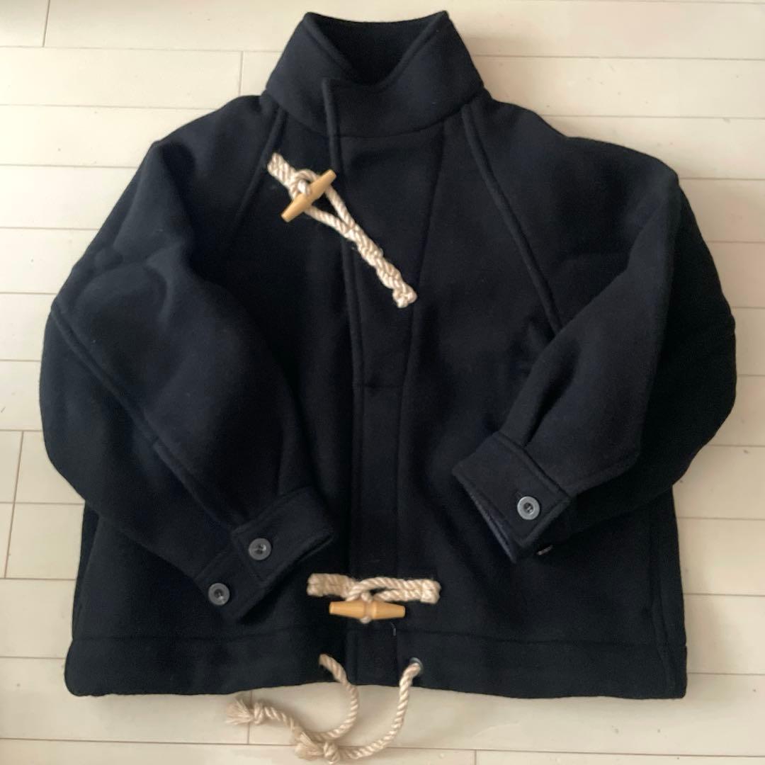 【HYKE(ハイク)】 DOUBLE FACE DUFFEL JACKET 01