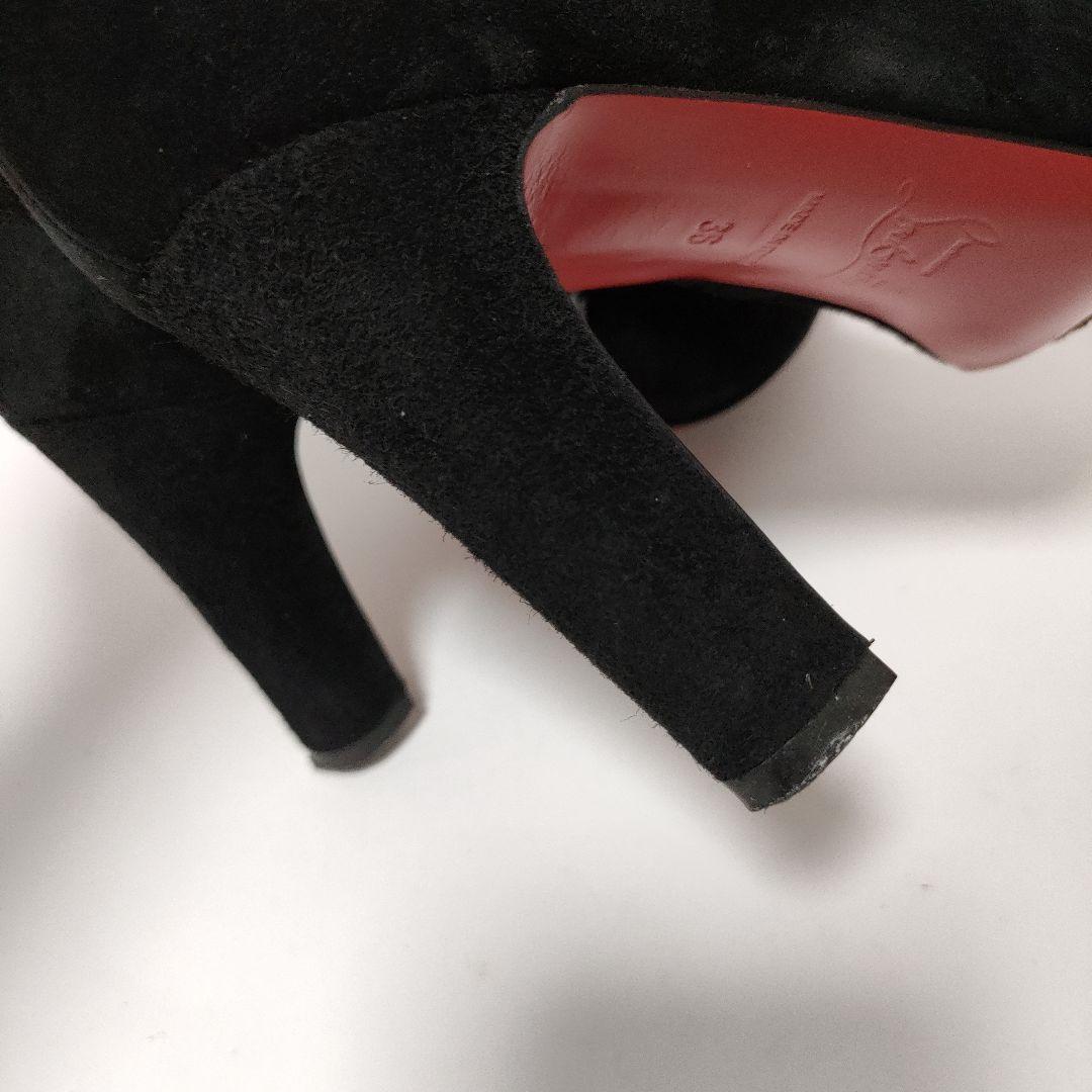 極美品❢Christian Louboutin スエードヒールブーツ ブーティ