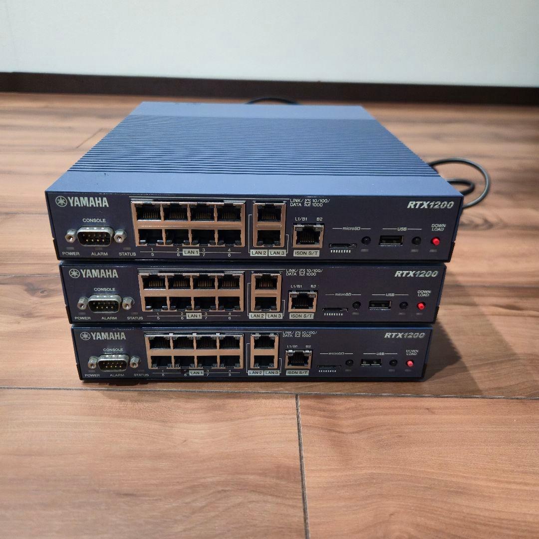 YAMAHA RTX1200 3台