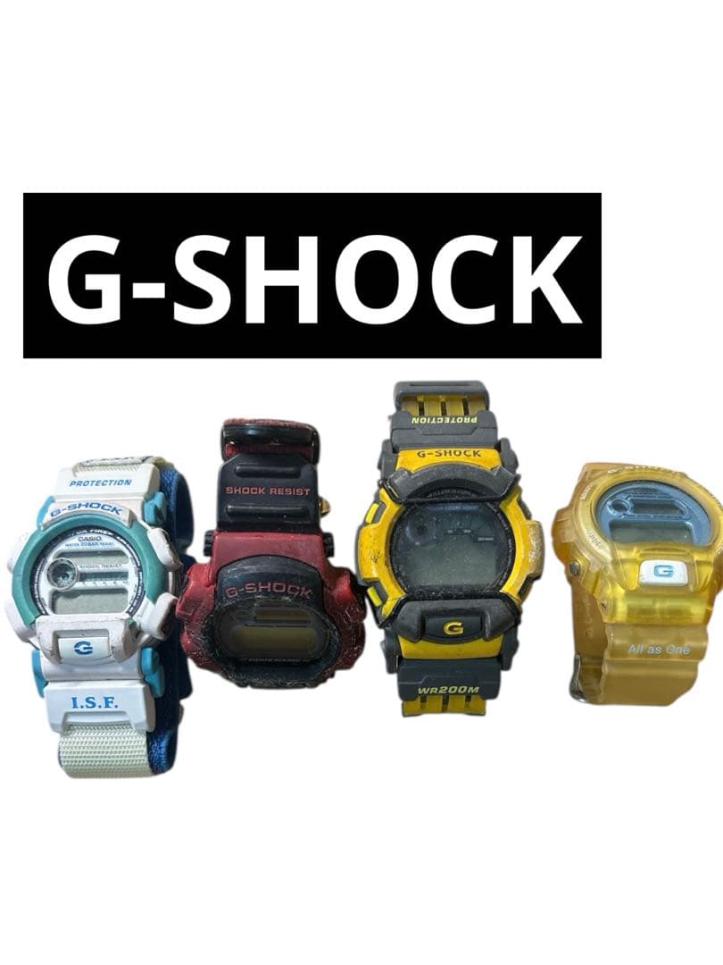 G-SHOCK デジタル腕時計セット 購入されたらできる限り綺麗にして発送します