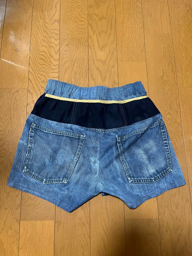 マウンテンマーシャルアーツ　MMA デニム柄　ランニング　パンツ　S