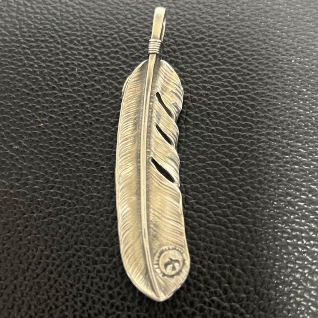 【こまぽぽ】goro's 上金ハート特大フェザーローズメタル付　右向き