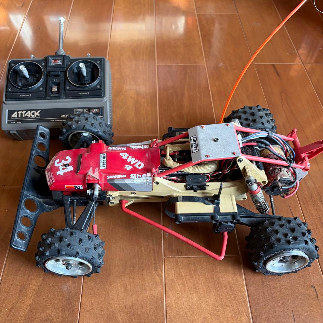 東京マルイ製　4WDレーシングバギー　ザ・サムライ　ビンテージRCカー