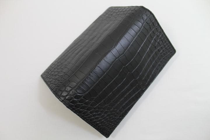 【専用】クロコダイル 財布 長財布 本物 両面クロコ ブラック 小銭入れなし