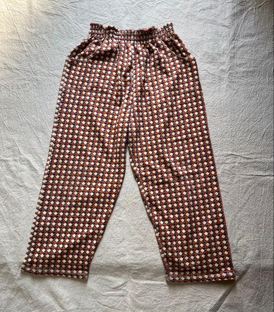 【Misha&Puff】 lattice camp pants 8y