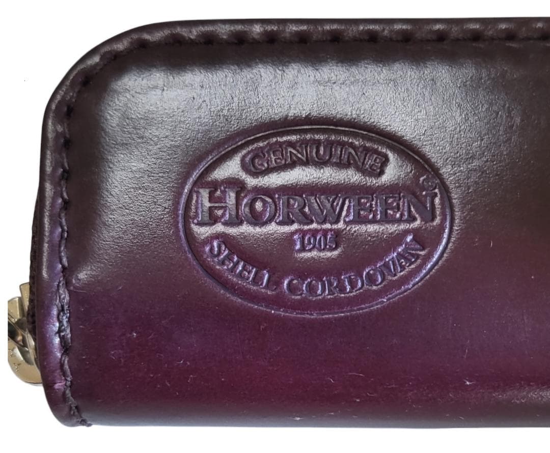 ☆新品未使用級 HORWEEN/ ホーウィン シェルコードバン ケース!!