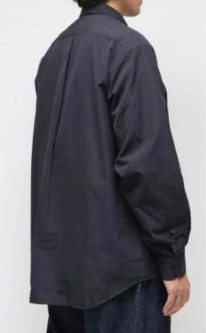 美品 COMOLI コモリ 長袖 オーバーサイズシャツ B01-02001