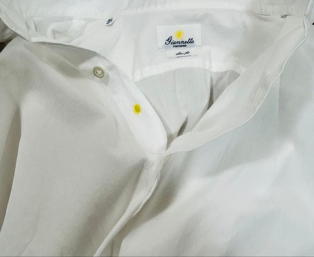 ジャンネット　 2枚組　ホワイト　ドレスシャツ　42