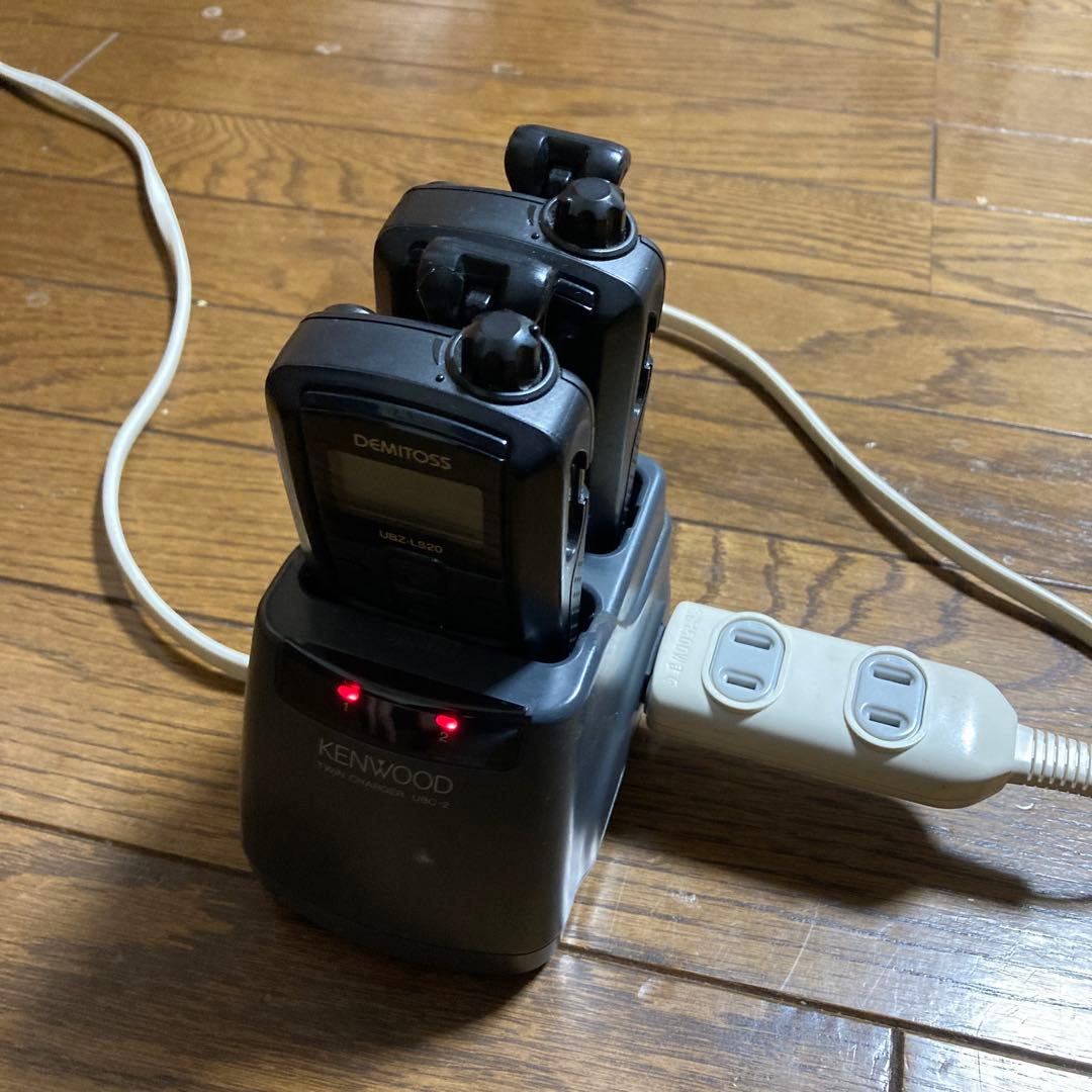 KENWOOD UBZーLS20 2台+ツインチャージャーUBCー2 完動品