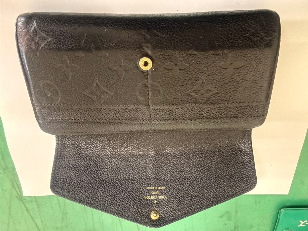 最安値‼️LOUIS VUITTONポルトフォイユブラック 長財布