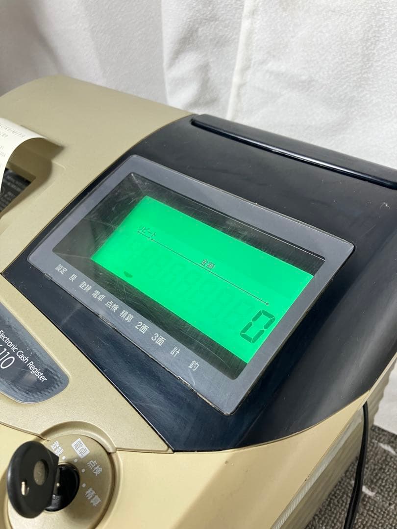 CASIO カシオ 電子レジスター TK-110 ドロア付き 動作確認済み