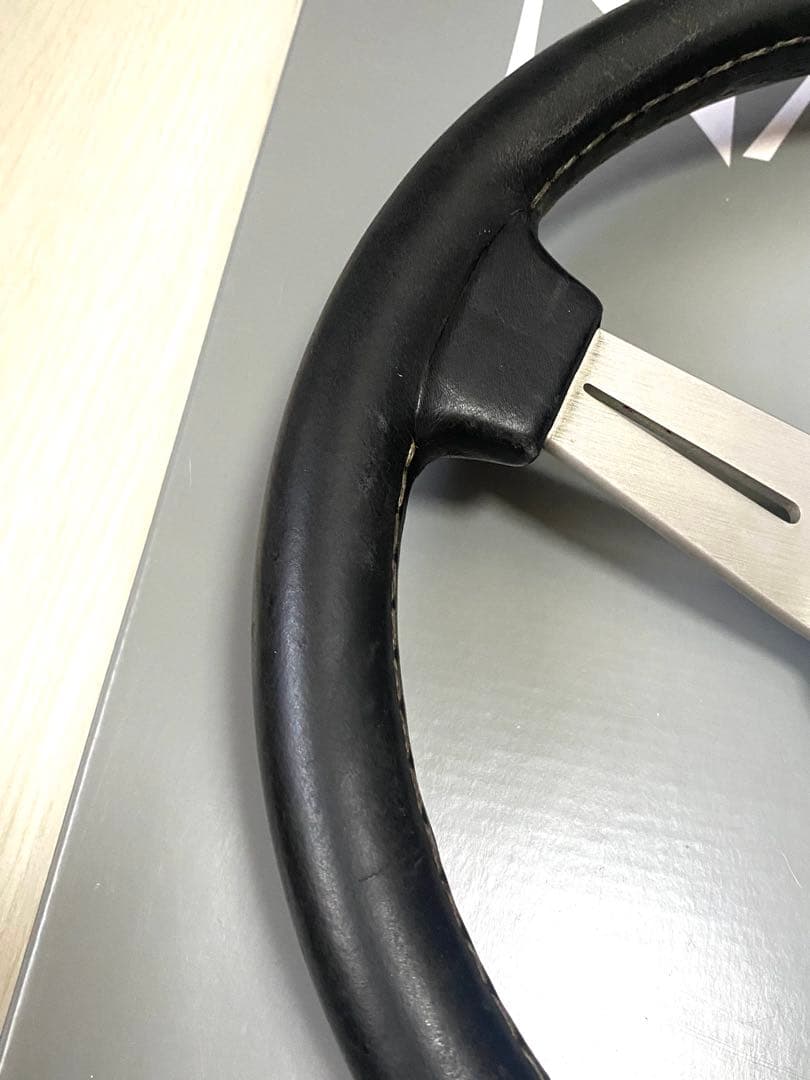 NARDI レザーステアリング33Φ 即決大歓迎　ナルディ　小径　 希少 FET