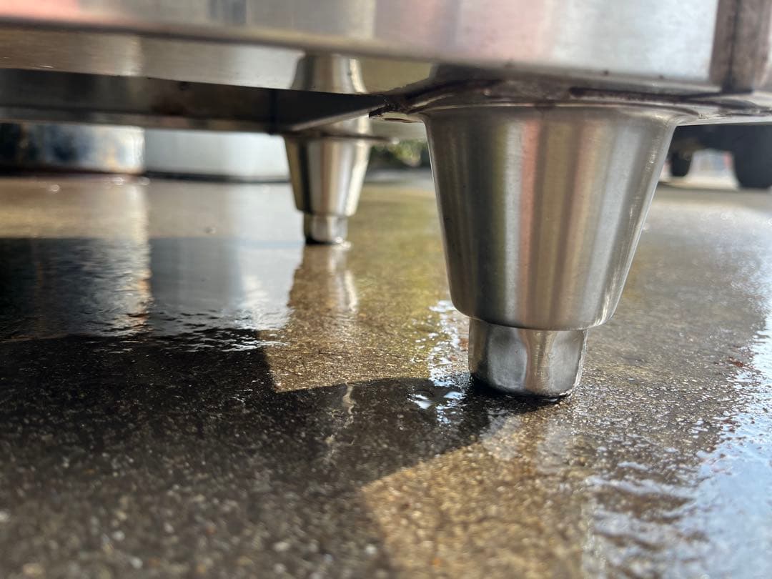 ステンレスは引き出し付きキャビネット　食器棚　作業台　890×450×1050