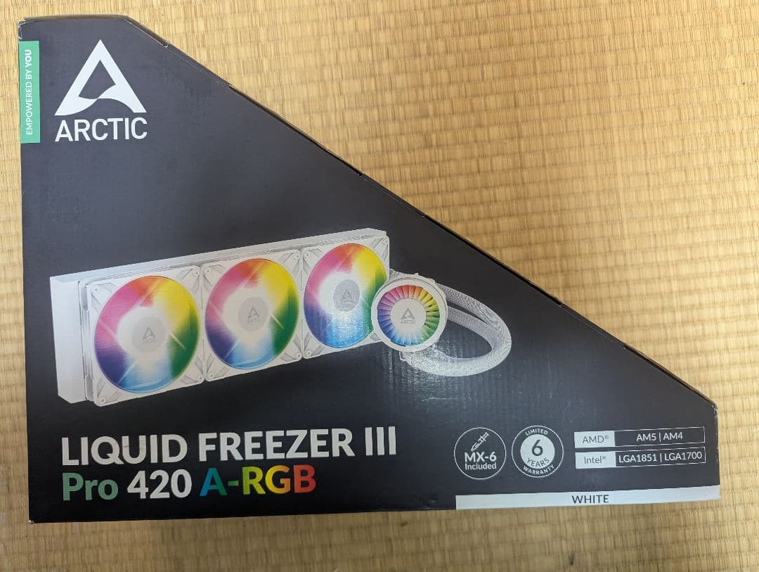 PC用ファン・クーラー ARCTIC Liquid Freezer III Pro 420 A-RGB
