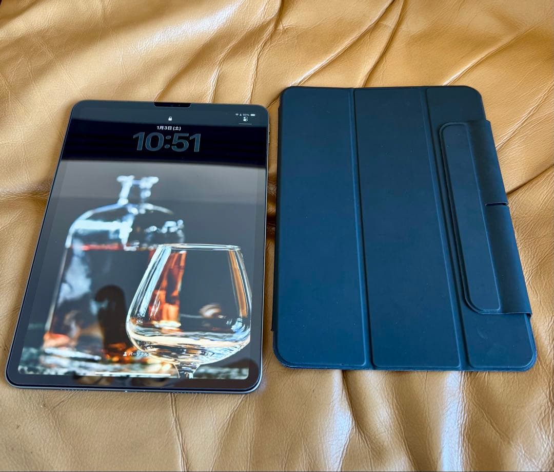 iPad Pro 11インチ M1 (第3世代) ケース、ガラスフィルム付