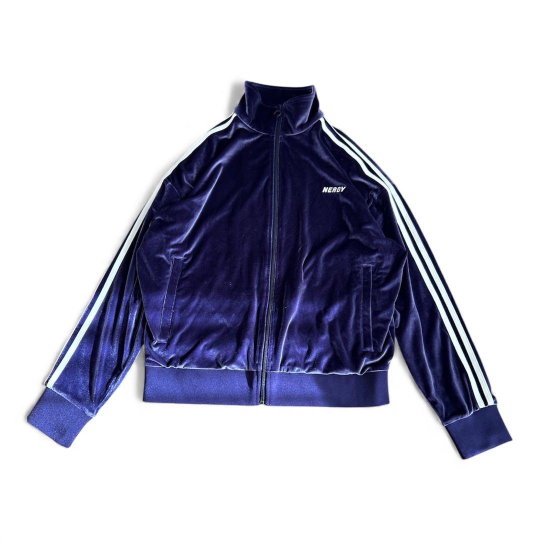 【極美品】NERDY ノルディ ベロア セットアップ パープル M Y2K