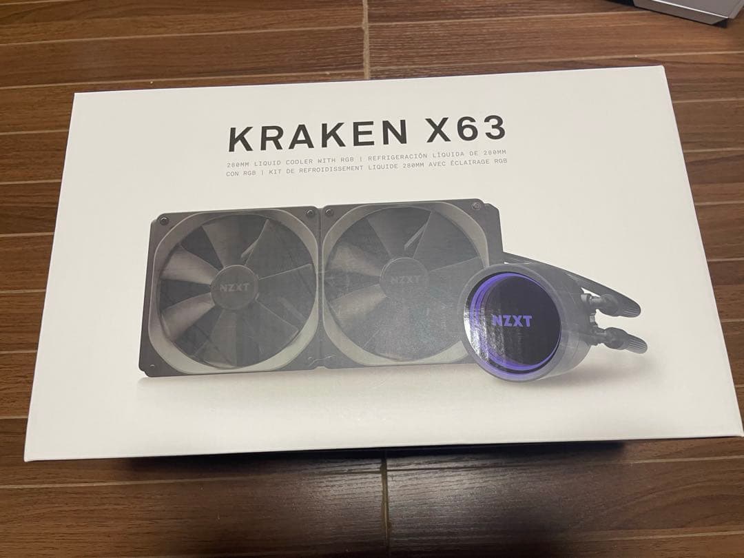 NZXT KRAKEN X63 簡易水冷CPUクーラー RGB対応 280mm