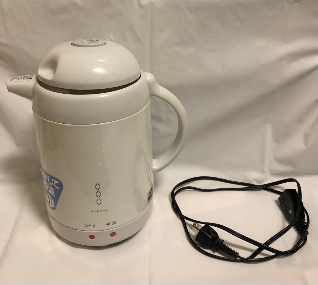 電気ポット CH-CE-10-WG 2021年製 ホワイトグレー