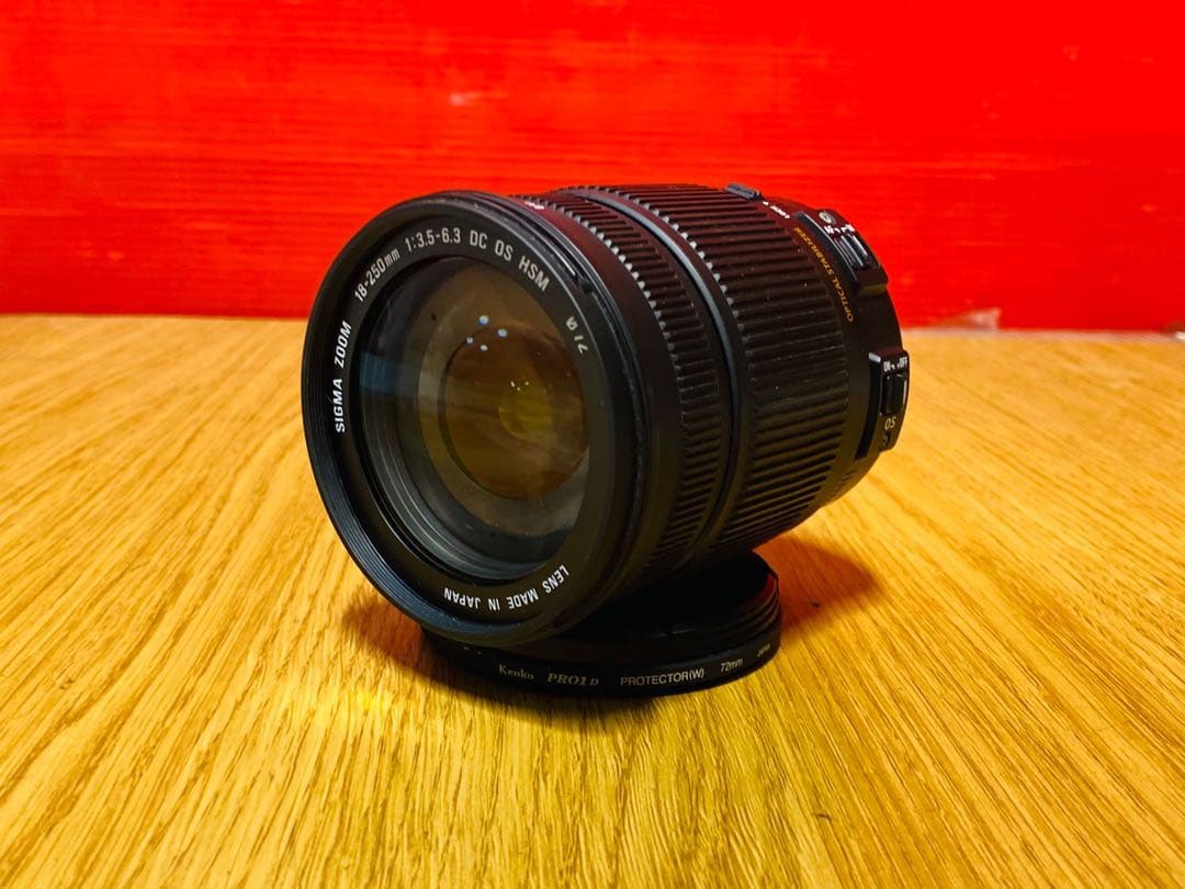SIGMA ZOOM DC レンズ 18-250mm 1:3.5-6.3 HSM