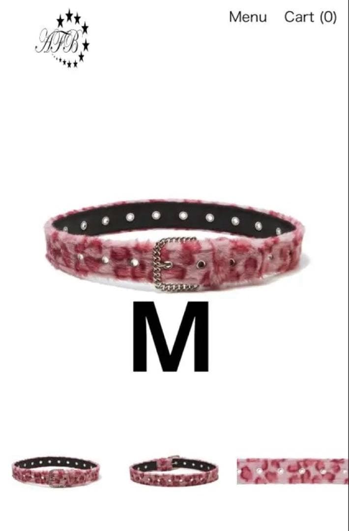 AFB ベルト　FUR BELT ファーベルト