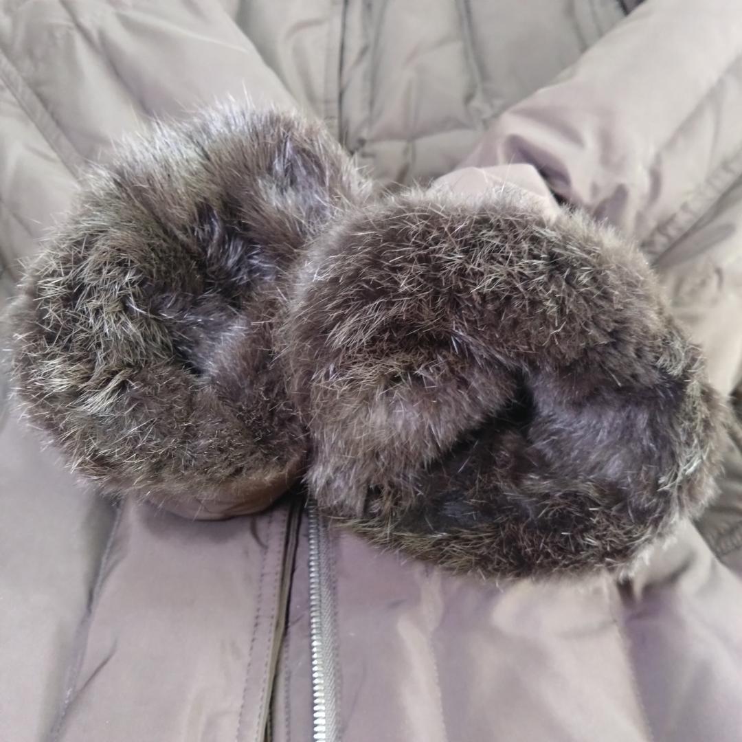 バーバリーロンドン　ダウンJK　38　ノバチェック　ラビット 三陽商会 シンプル