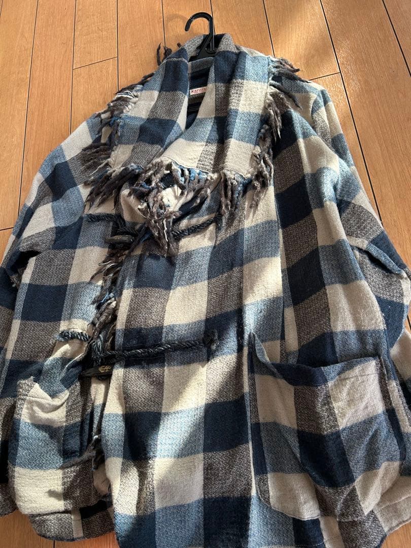 kapital フリンジブロックチェックジャケット