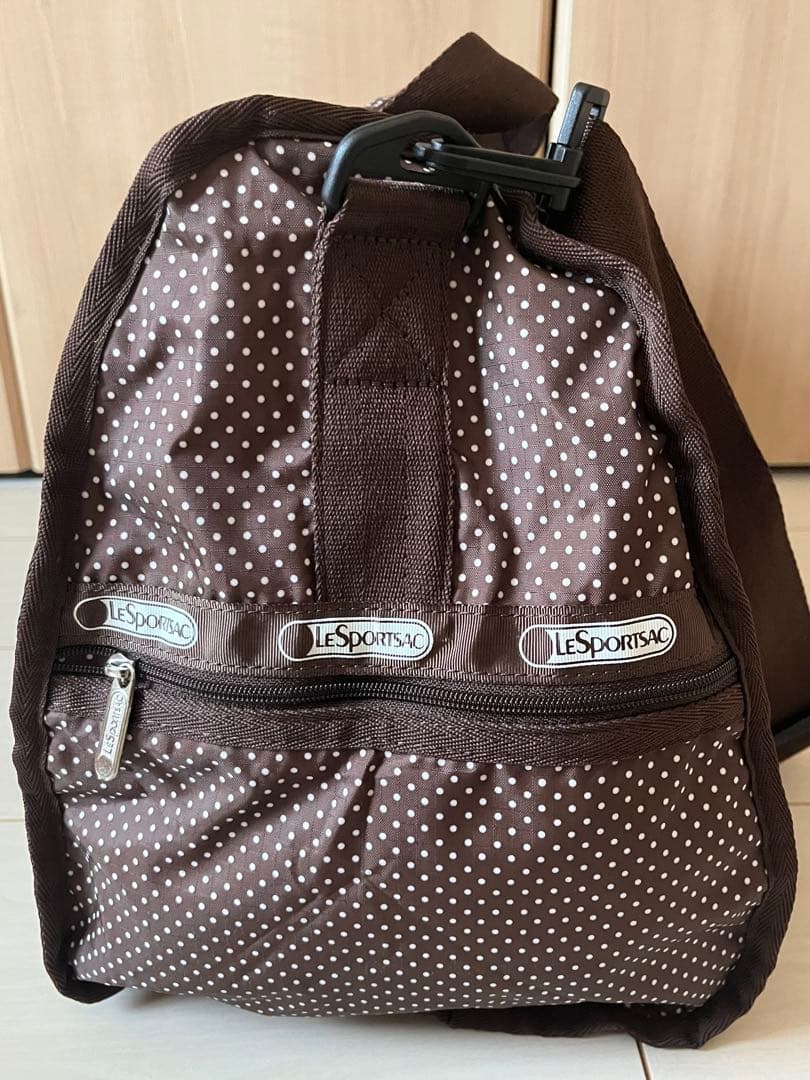 【美品】LESPORTSAC レスポートサック ボストンバッグ 大容量 鍵付き
