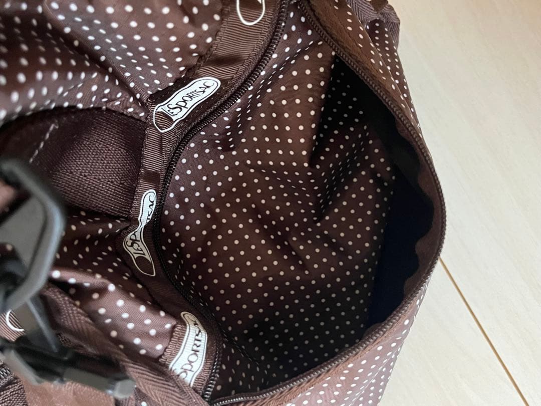 【美品】LESPORTSAC レスポートサック ボストンバッグ 大容量 鍵付き