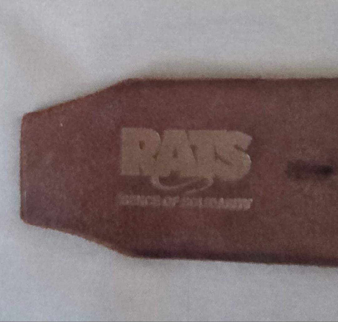 RATS スタッズ付きレザーベルト