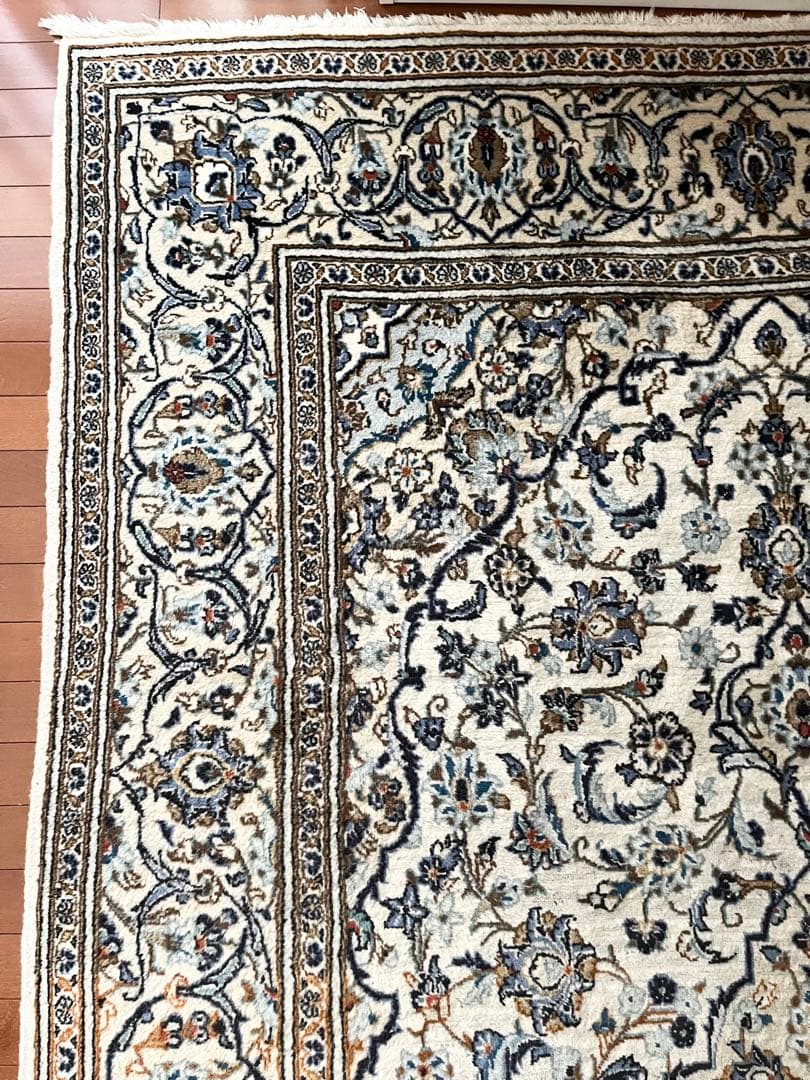 ペルシャ絨毯　カシャンウール　大判　325×197