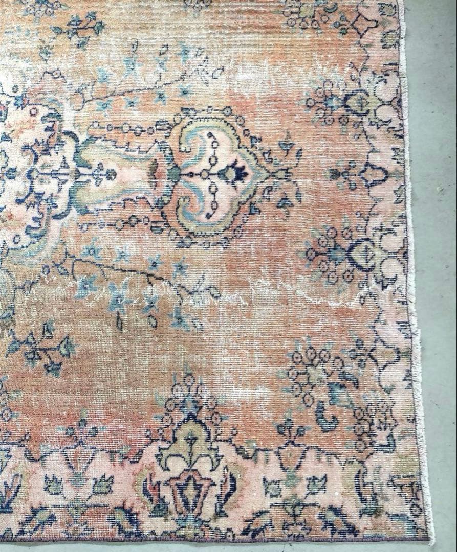 大判　vintage トルコ　ラグ　80s