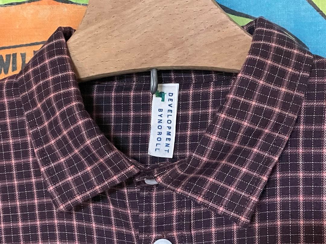 トップス -NOROLL- \"NOMAL L/S SHIRT\" [RED]