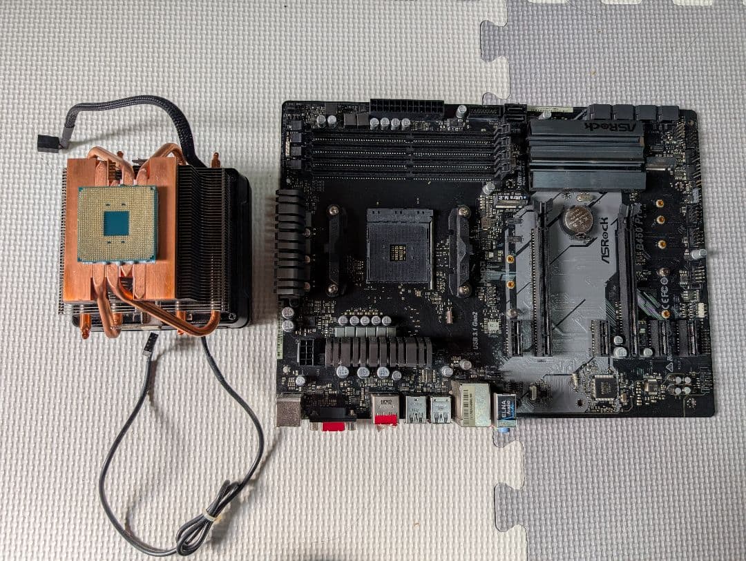 Ryzen 7 2700X + ASRock B450 マザーボード セット