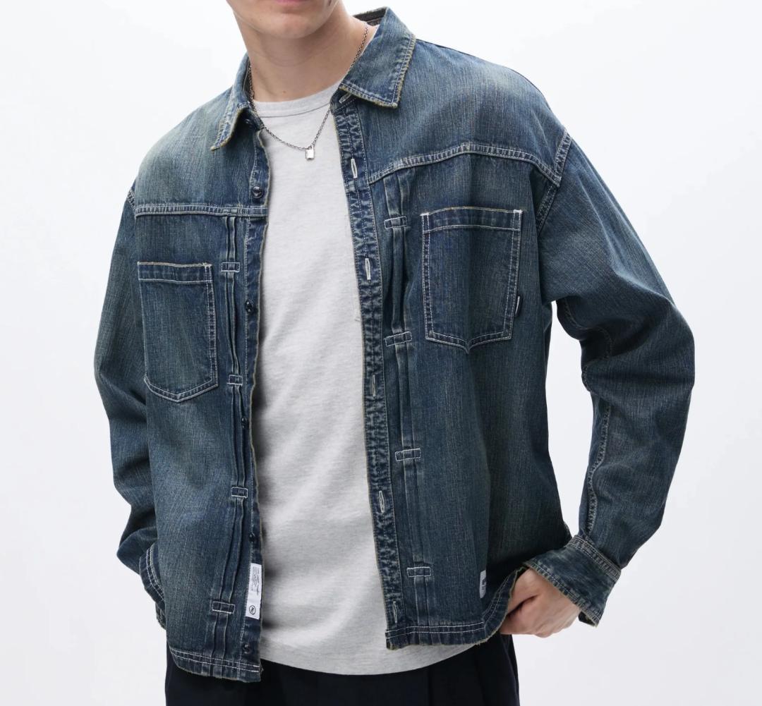 ネイバーフッド デニムシャツ インディゴ Lサイズ位