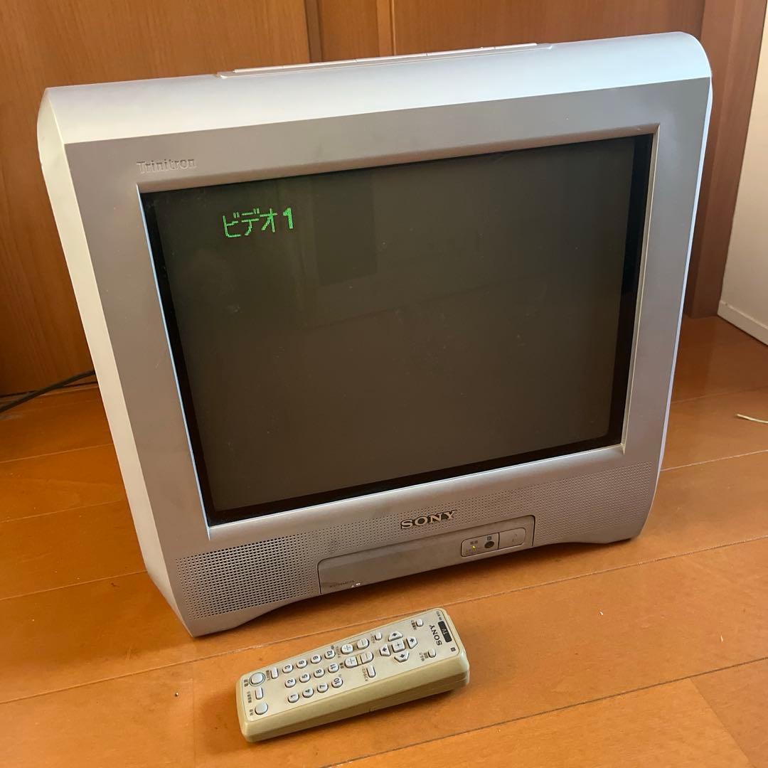 2004年製SONYトリニトロン14型ブラウン管テレビ
