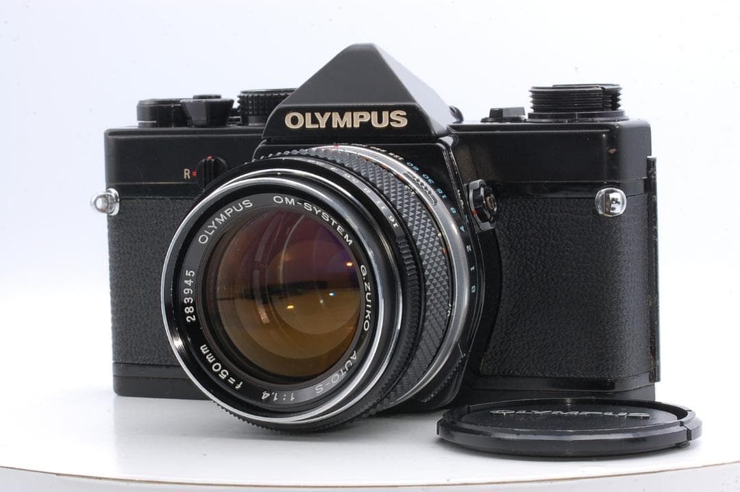 極美品　完動品　ケース付き　オリンパス　OM-1 G.zuiko 50 1.4