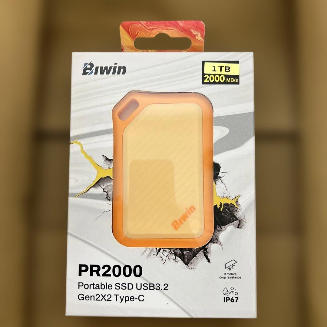 481 未開封　Biwin Amber 外付けSSD 1TB PR2000