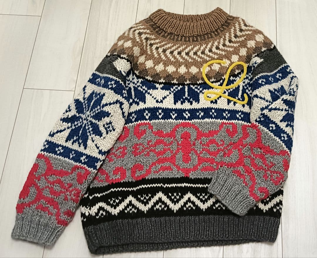 LOEWE ロエベ アルパカ ジャガードセーター