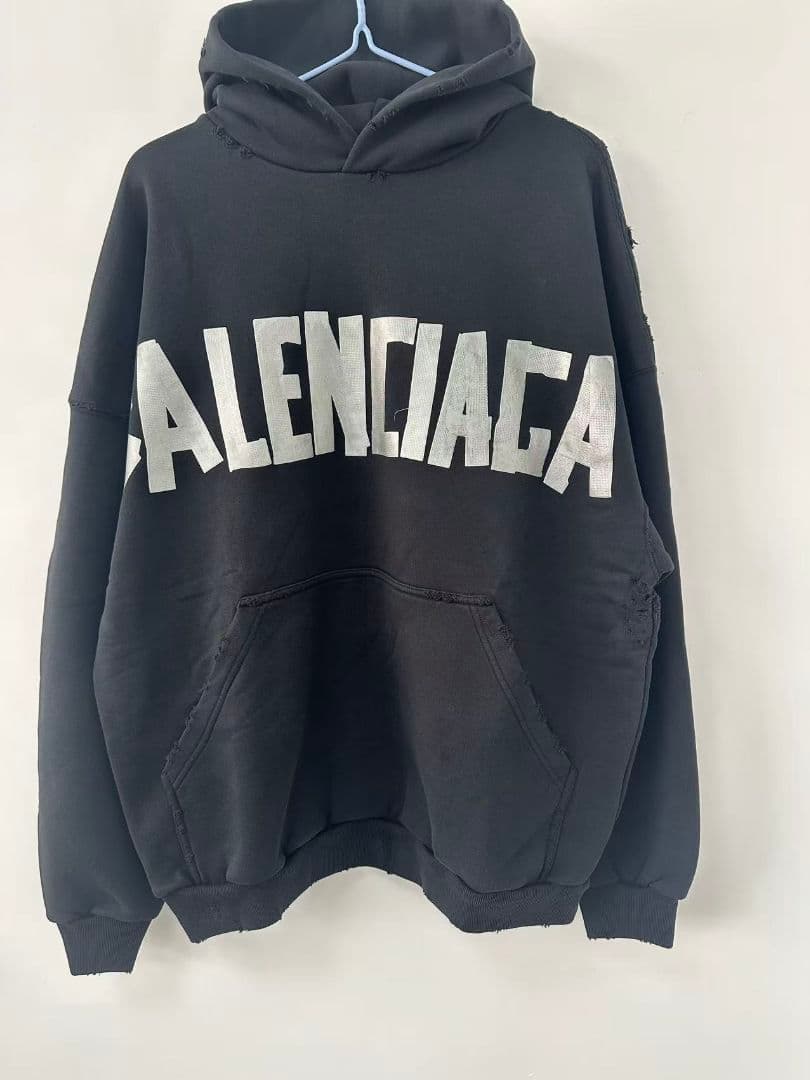 BALENCIAGA ブラック パーカー ユニセックス