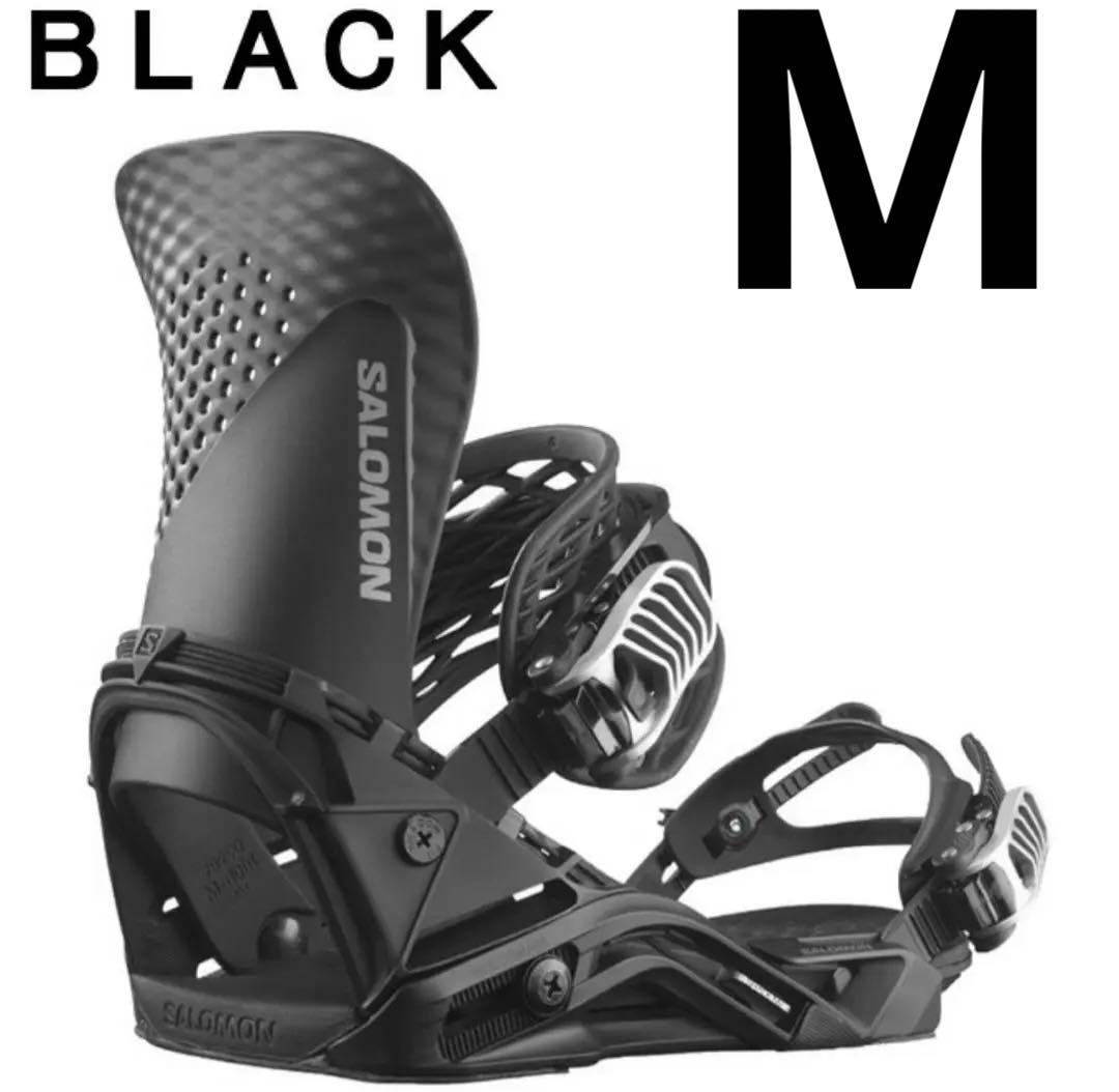 新品未使用　24-25 サロモン　Salomon hologram ブラックM