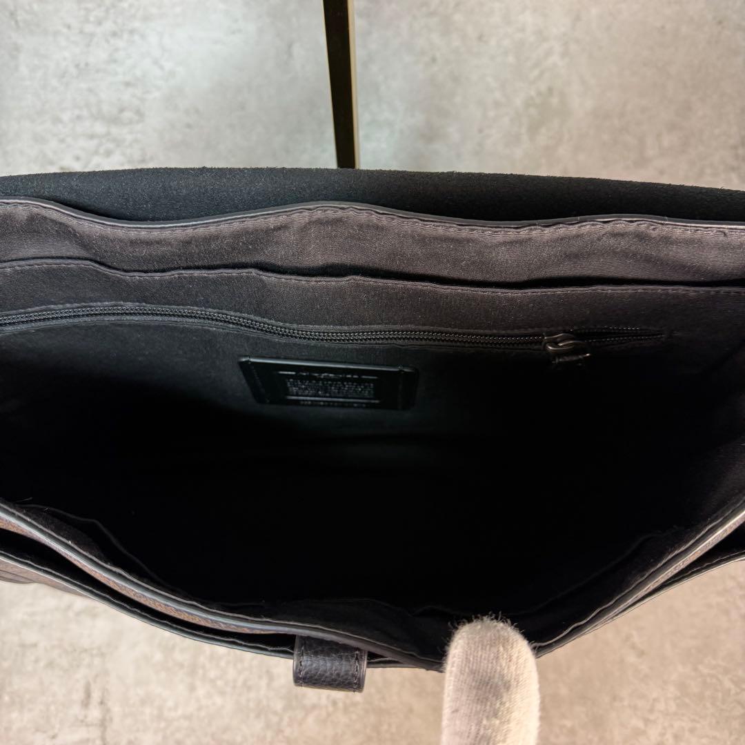 【美品】COACH コーチ メッセンジャーバッグ A4可 レザー
