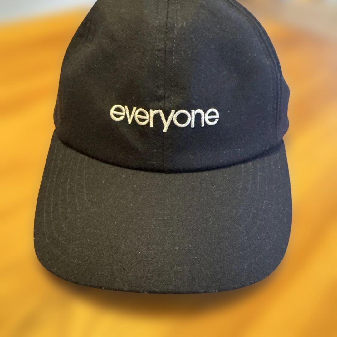 everyone 刺繍ロゴ ベースボールキャップ ダークネイビー