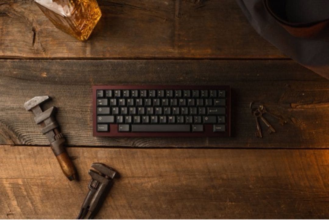 キーボード IRON160 Copper Bottom Plum WKL A Stock