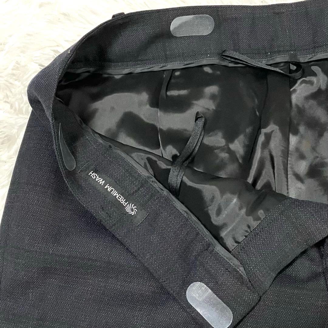 AOKI　レミュー　パンツスーツ　セットアップ　チェック柄　15号　ストレッチ