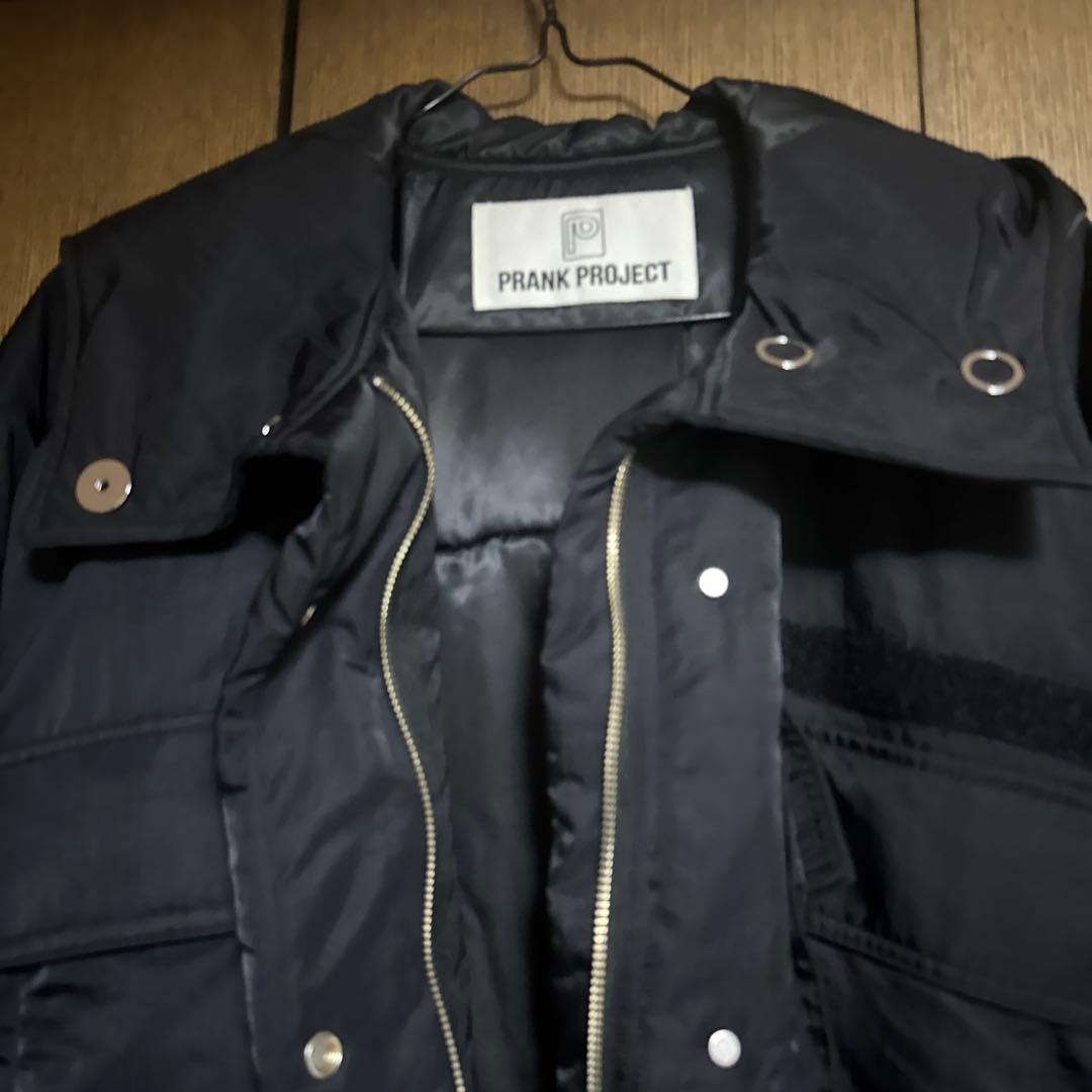 プランクプロジェクト ワッシャーナイロンボリュームミドルコート